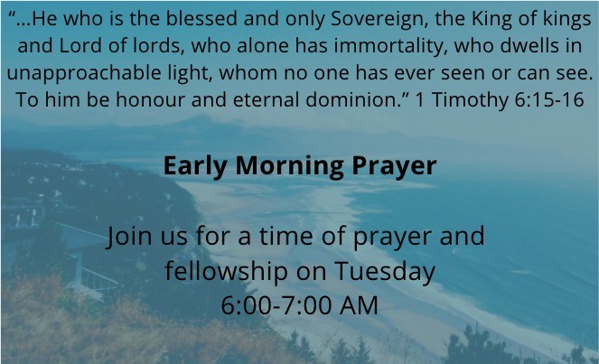 Ladies Morning Prayer 13 Apr 21